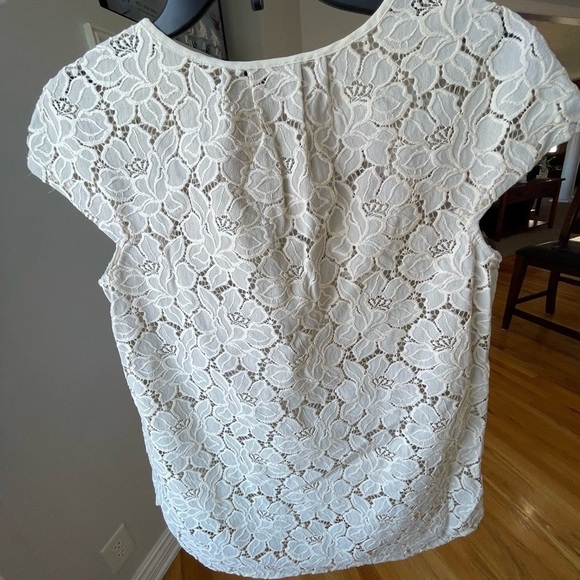 J.Crew 2 Tall sleeveless top  adorable lace like design - Picture 12 of 17